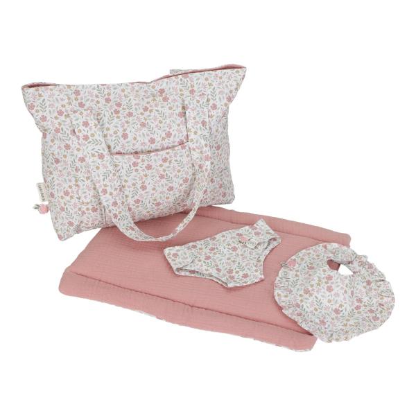 Little Dutch - Puppenwindeltasche – Mehrfarbig – Essentials – Soft Flowers